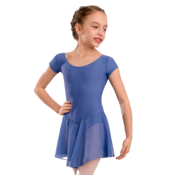 (image for) Voile Skirted Leotard (bluebell)