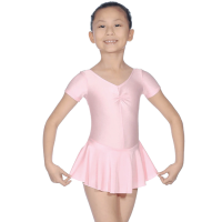 RVLUCY short sleeve leotard with skirt (image for) RVLUCY short sleeve leotard with skirt