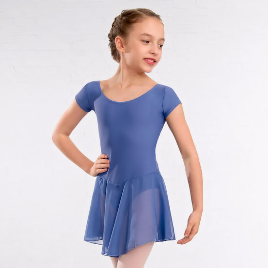 Voile Skirted Leotard (bluebell)